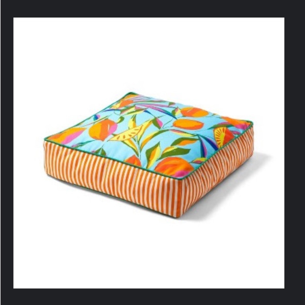Colorful Fruit Pattern Floor Cushion